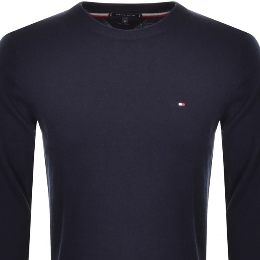 Alternative Image for ProductTommy Hilfiger Crew Neck Knit Jumper Navy2
